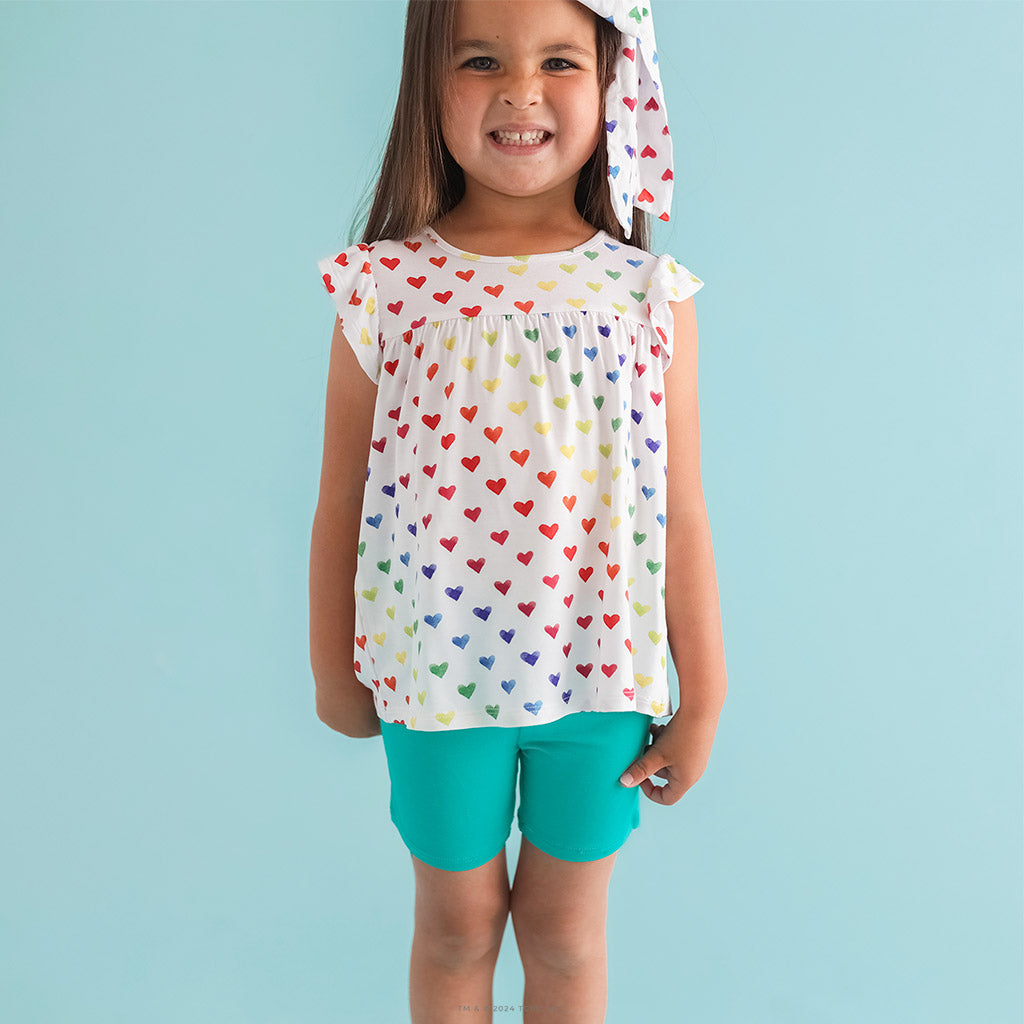 Care Bears™ Rainbow Hearts Babydoll Top