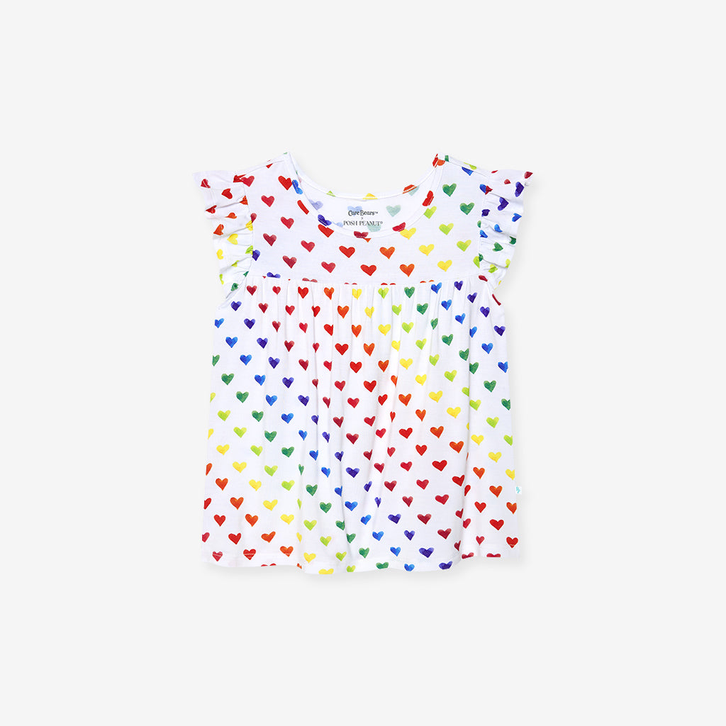 Care Bears™ Rainbow Hearts Babydoll Top