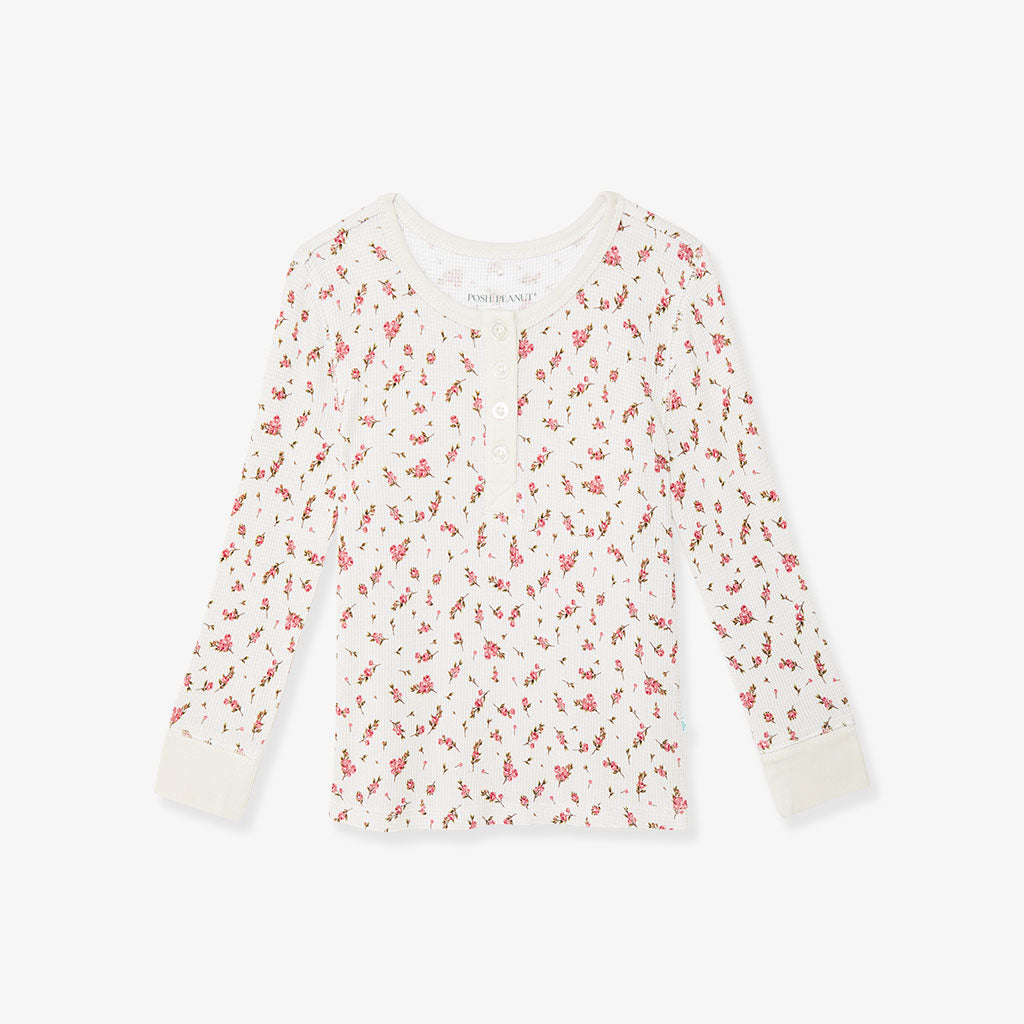 Calais Waffle Henley Top