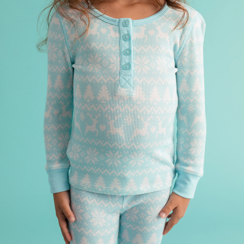 Tedrick Waffle Henley Top