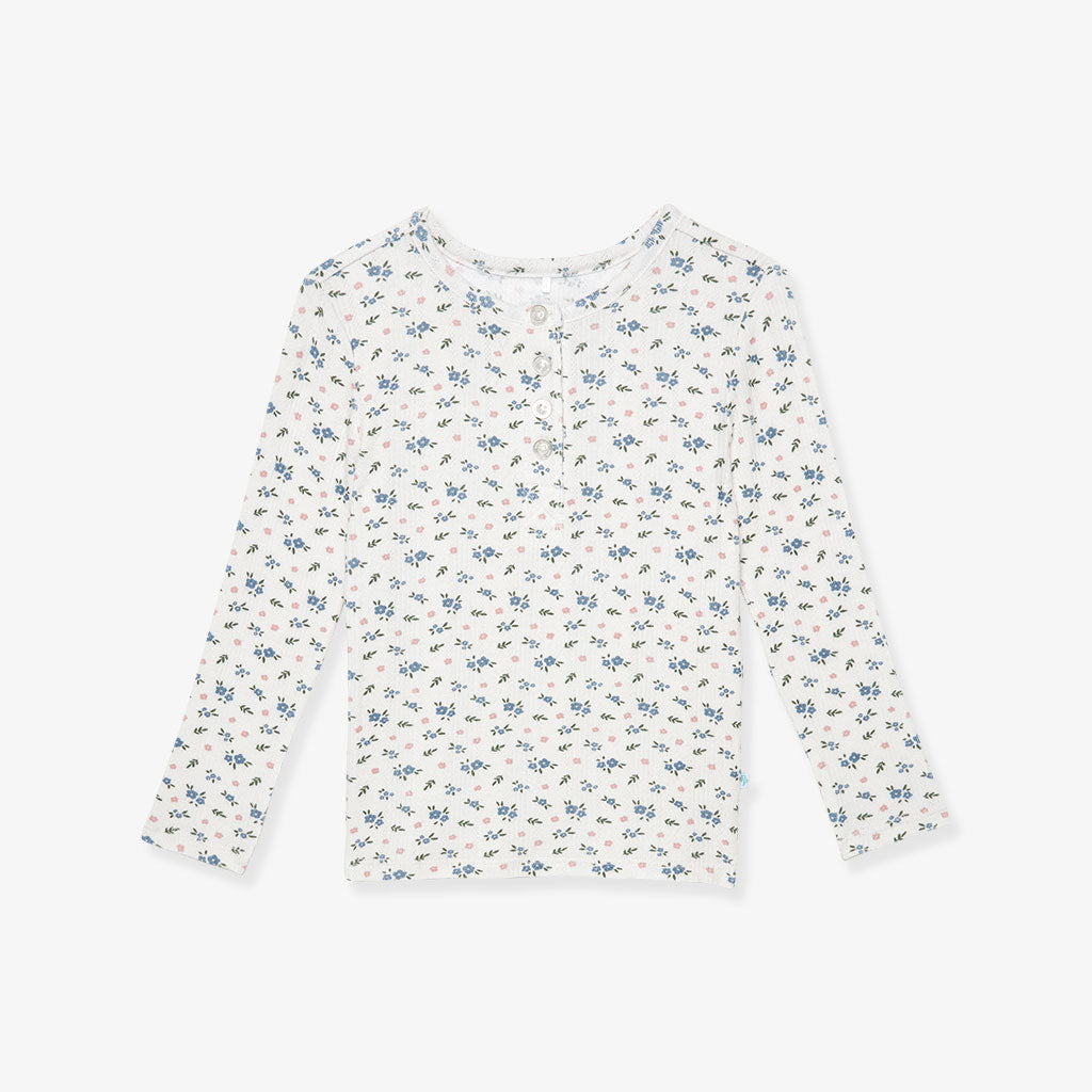 Camberly Pointelle Henley Top