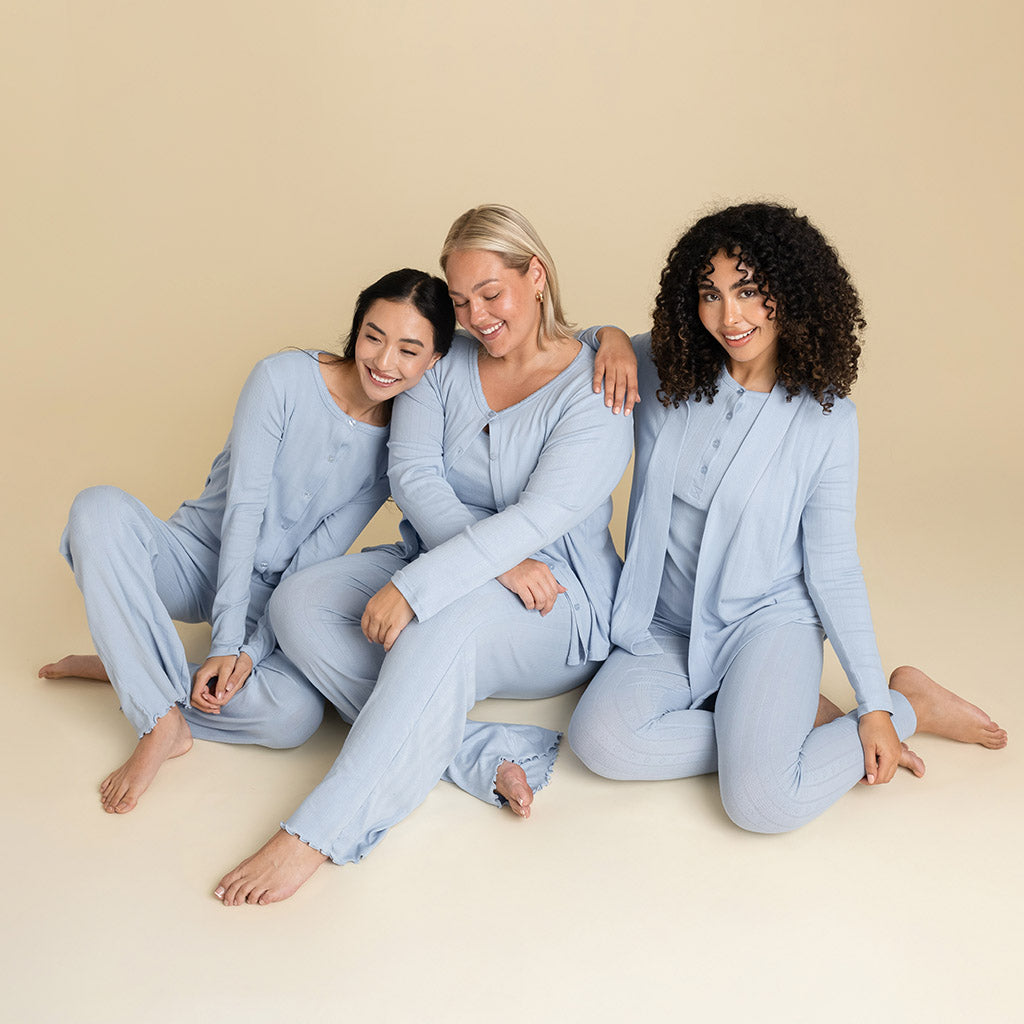 Periwinkle Women's Pointelle Leggings