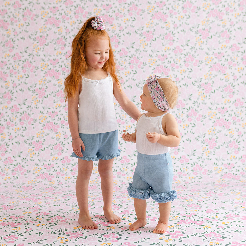 White Pointelle Cami