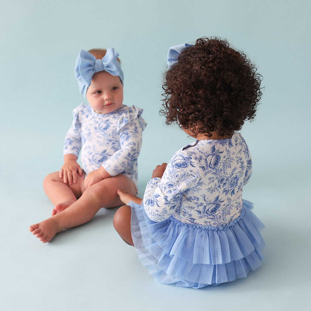 Yve Long Sleeve Ruffled Bodysuit