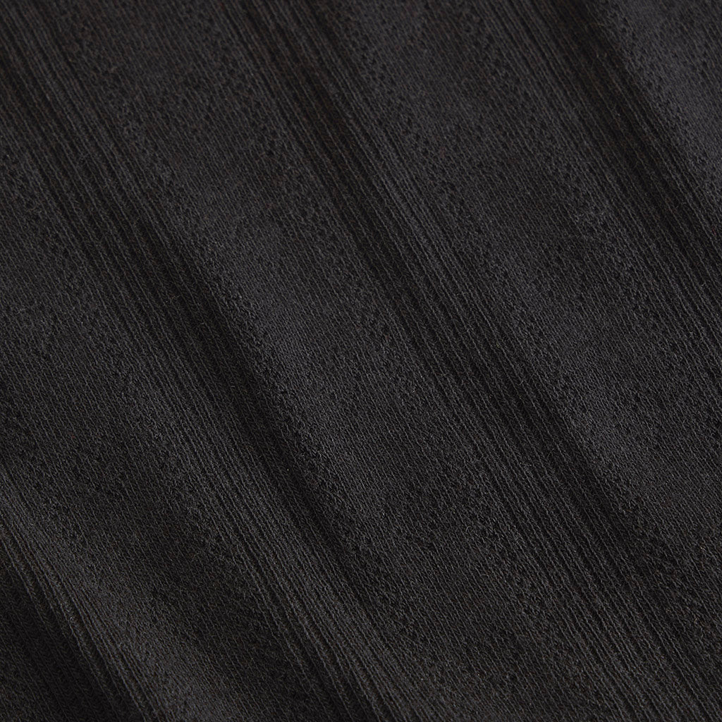 Women's Black Pointelle Leggings