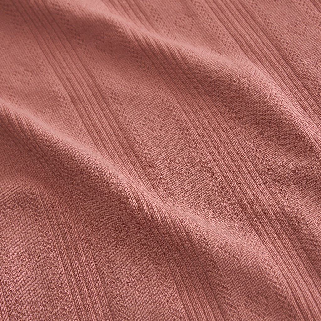 Dusty Rose Pointelle Leggings