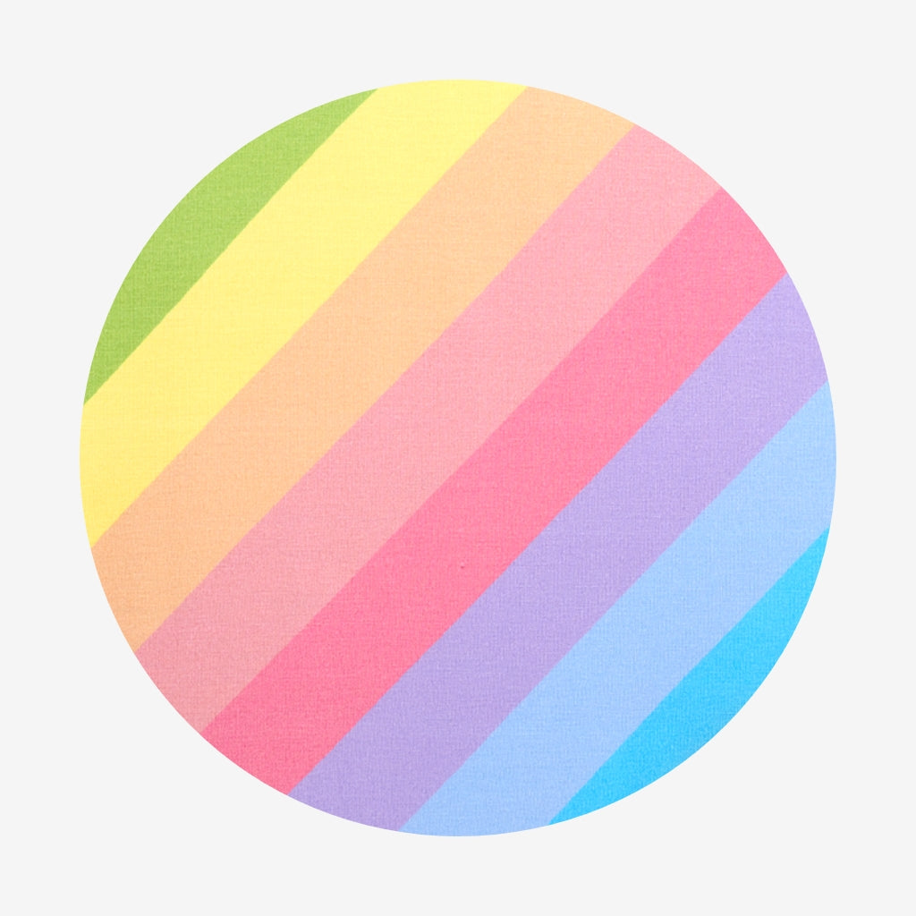 Rainbow Stripe Zippered Romper