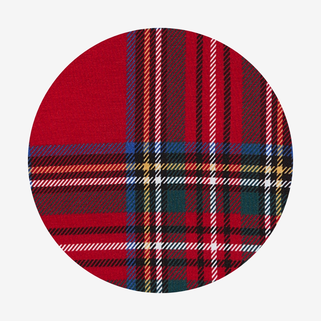 Red Tartan Plaid Flannelette Luxe Robe