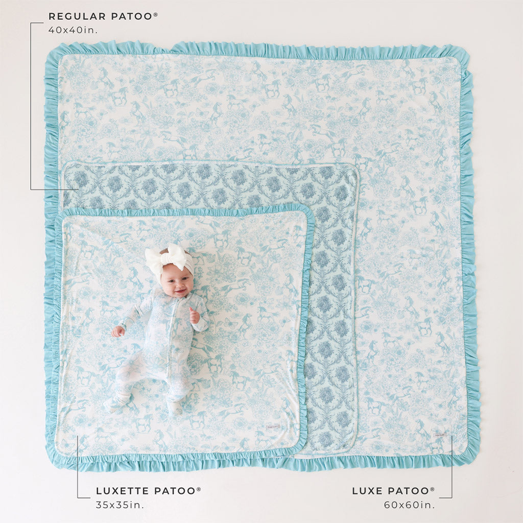 Charlotte Anne Minky Ruffled Luxette Patoo® Blanket